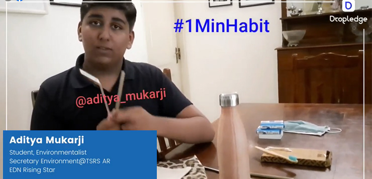 Aditya Mukarji-Single use plastics