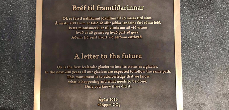 Iceland holds funeral for first glacier lost to climate change