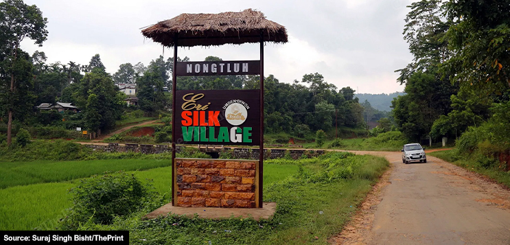 Eri silk in Meghalaya - sustainable alternative