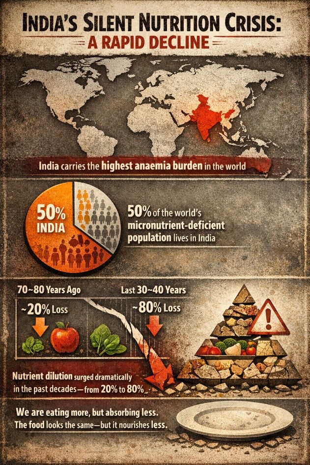 Huge decline in Indian food quality